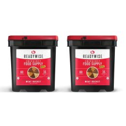 120 Serving Meat Package Includes: 2 Freeze Dried Meat Buckets