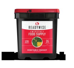 120 Serving Freeze Dried Vegetable Bucket
