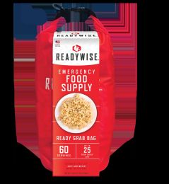 7 Day Emergency Dry Bag 60 Servings Breakfast and EntrÃ©e Grab and Go