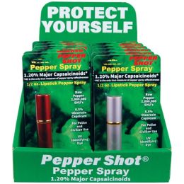 12 Mixed Lipstick spray (3 Black, 3 Silver, 3 Red, 3 Pink,) with Counter Display