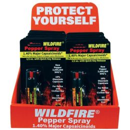 12 WF-KC  Wildfire keychain with Counter Display