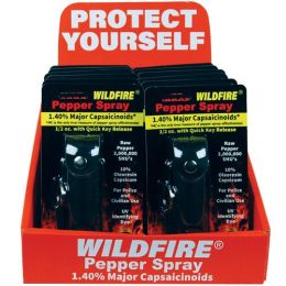 Wildfire Display 12 1/2oz Leatherette Black