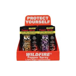 WildfireÂ 12 Fashion 1/2oz Leatherette Pepper Spray with Counter Display