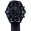 HD Hidden Watch Camera with Built-In DVR, Black Case and Black Band