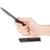 Black Color Comb Metal Knife