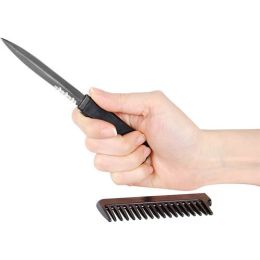 Black Color Comb Metal Knife
