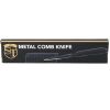Black Color Comb Metal Knife
