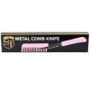 Pink Color Comb Metal Knife