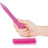 Pink Color Plastic Comb Knife