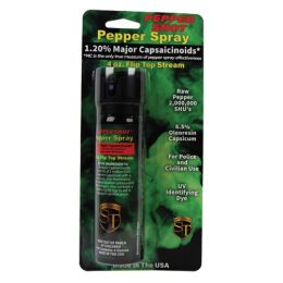 Pepper Shot 1.2% MC 4 oz pepper spray stream flip top