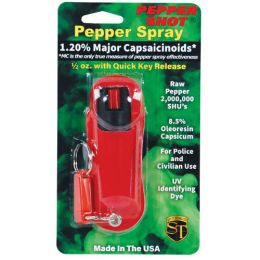 Pepper Shot 1.2% MC  1/2 oz Halo Holster Red