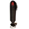 Pepper Shot 1.2% MC 1/2 oz pepper spray leatherette holster and quick release keychain black
