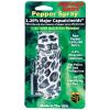 Pepper Shot 1.2% MC 1/2 oz pepper spray fashion leatherette holster and quick release keychain leopard black/white