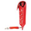 Pepper Shot 1.2% MC 1/2 oz rhinestone leatherette holster and quick release keychain red