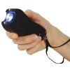 Rechargeable Runt 20,000,000 voltÂ stun gun withÂ flashlight and wrist strap disable pin Black