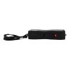 Rechargeable Runt 20,000,000 voltÂ stun gun withÂ flashlight and wrist strap disable pin Black