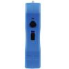 RUNT 20,000,000 volt Blue Stun Gun with a flashlight and wrist strap disable pin.