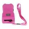Rechargeable Runt 20,000,000 voltÂ stun gun withÂ flashlight and wrist strap disable pin Pink