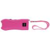 Rechargeable Runt 20,000,000 voltÂ stun gun withÂ flashlight and wrist strap disable pin Pink