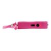 Rechargeable Runt 20,000,000 voltÂ stun gun withÂ flashlight and wrist strap disable pin Pink