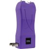 Rechargeable Runt 20,000,000 voltÂ stun gun withÂ flashlight and wrist strap disable pin Purple