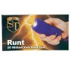 Rechargeable Runt 20,000,000 voltÂ stun gun withÂ flashlight and wrist strap disable pin Purple