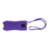 Rechargeable Runt 20,000,000 voltÂ stun gun withÂ flashlight and wrist strap disable pin Purple