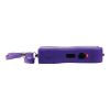 Rechargeable Runt 20,000,000 voltÂ stun gun withÂ flashlight and wrist strap disable pin Purple
