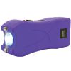 Rechargeable Runt 20,000,000 voltÂ stun gun withÂ flashlight and wrist strap disable pin Purple