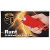 Rechargeable Runt 20,000,000 voltÂ stun gun withÂ flashlight and wrist strap disable pin Red