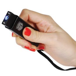 Slider 10 million volt stun gun flashlight 4.9 milliamps Black