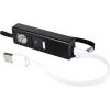 Slider 10 million volt stun gun flashlight 4.9 milliamps Black