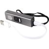 Slider 10 million volt stun gun flashlight 4.9 milliamps Silver