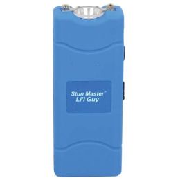 Stun Master Lil Guy 12,000,000 volts Blue Stun Gun W/flashlight and Nylon Holster