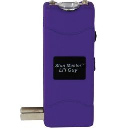 Stun Master Lil Guy 12,000,000 volts Stun Gun W/flashlight and Nylon Holster PURPLE