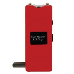 Stun Master Lil Guy 12,000,000 volts Stun Gun W/flashlight and Nylon Holster Red