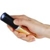 Stun Master 3,000,000 Volt Rechargeable Lipstick Stun Gun with Flashlight, gold