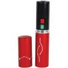 Stun Master 3,000,000 Volt Rechargeable Lipstick Stun Gun with Flashlight, red