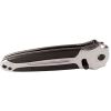 Folding Spring Assisted Silver and Black Knife.