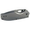 Titanium Finish Folding Pocket Knife Thumb Open Spring Assisted Gray Color