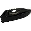 Titanium Finish Folding Pocket Knife Thumb Open Spring Assisted Black Color