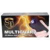 20,000,000 volt MultiGuard Stun Gun Alarm and Flashlight with Built in Charger Black