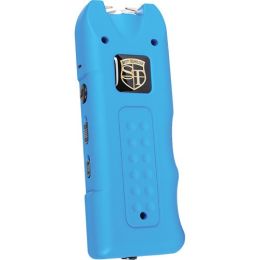 20,000,000 volt MultiGuard Stun Gun Alarm and Flashlight with Built in Charger Blue