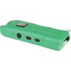20,000,000 volt MultiGuard Stun Gun Alarm and Flashlight with Built in Charger Green