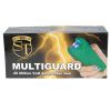 20,000,000 volt MultiGuard Stun Gun Alarm and Flashlight with Built in Charger Green