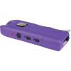 20,000,000 volt MultiGuard Stun Gun Alarm and Flashlight with Built in Charger Purple