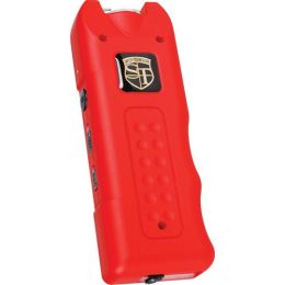20,000,000 volt MutiGuard Stun Gun Alarm and Flashlight with Built in Charger Red