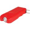 20,000,000 volt MutiGuard Stun Gun Alarm and Flashlight with Built in Charger Red