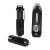 500 Lumen LED Self Defense Zoomable Flashlight