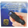 500 Lumen LED Self Defense Zoomable Flashlight